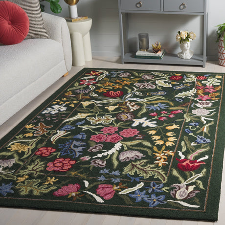 Safavieh Chelsea Hk335Y Green/Pink Rug - Safavieh - hk335y - 3