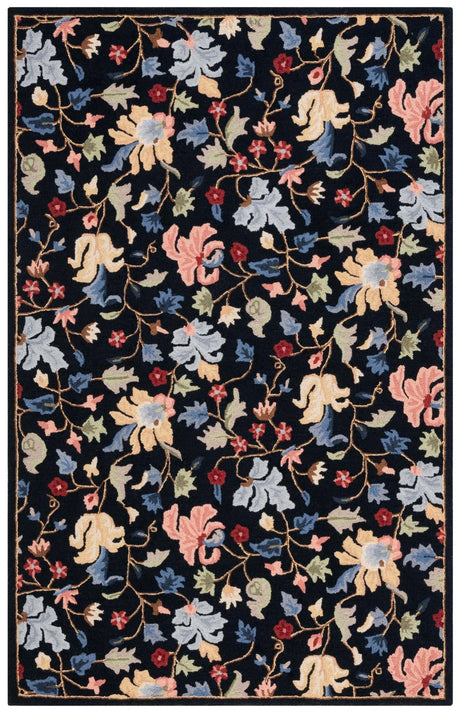 Safavieh Chelsea 4'-0" x 6'-0" Rug in Black / Red