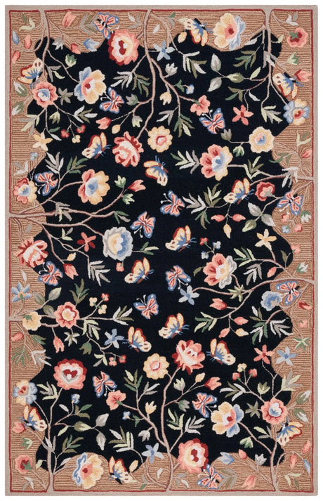 Safavieh Chelsea 4'-0" x 6'-0" Rug in Black / Brown