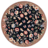 Safavieh Chelsea 5'-6" x 5'-6" Rug in Black / Brown