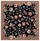Safavieh Chelsea 6'-0" x 6'-0" Rug in Black / Brown