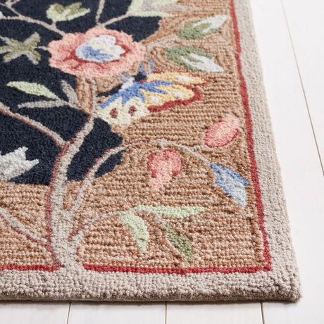 Safavieh Chelsea 4'-0" x 6'-0" Rug in Black / Brown