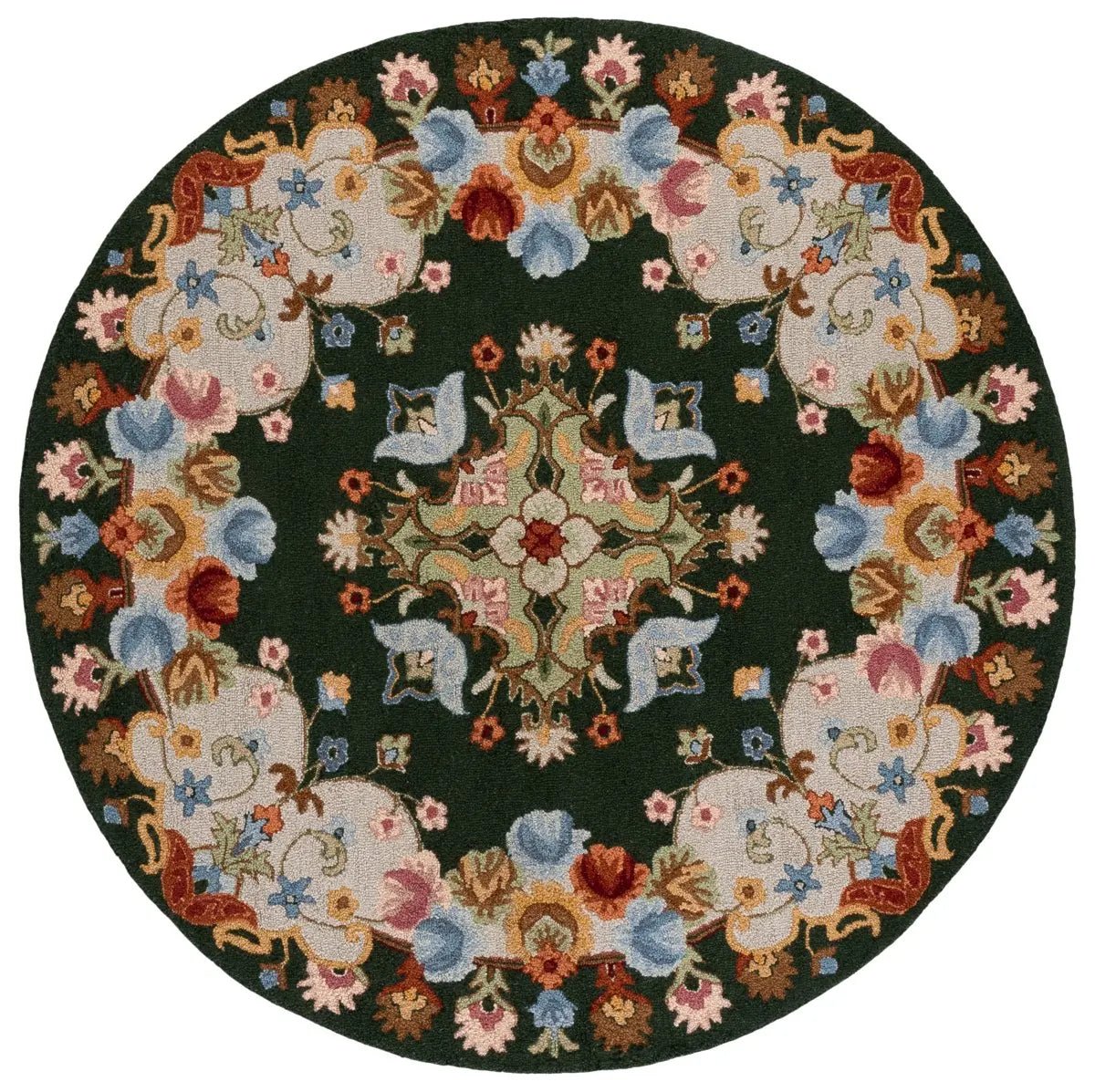 Safavieh Chelsea 6'-0" x 6'-0" Rug in Green / Grey