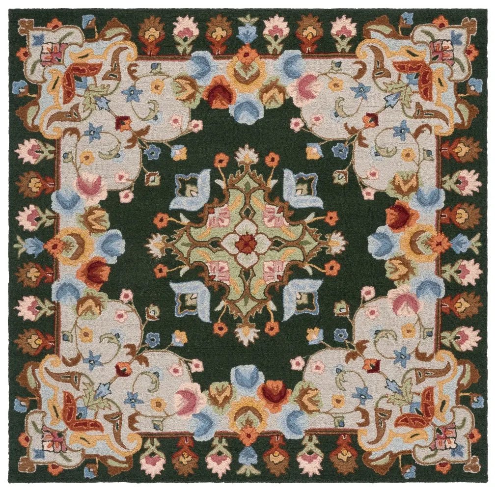 Safavieh Chelsea 6'-0" x 6'-0" Rug in Green / Grey