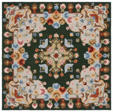 Safavieh Chelsea 6'-0" x 6'-0" Rug in Green / Grey