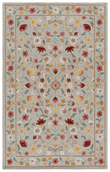 Safavieh Chelsea 5'-0" x 8'-0" Rug in Grey / Red