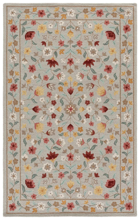 Safavieh Chelsea 5'-0" x 8'-0" Rug in Grey / Red
