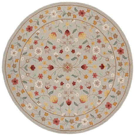Safavieh Chelsea 6'-0" x 6'-0" Rug in Grey / Red