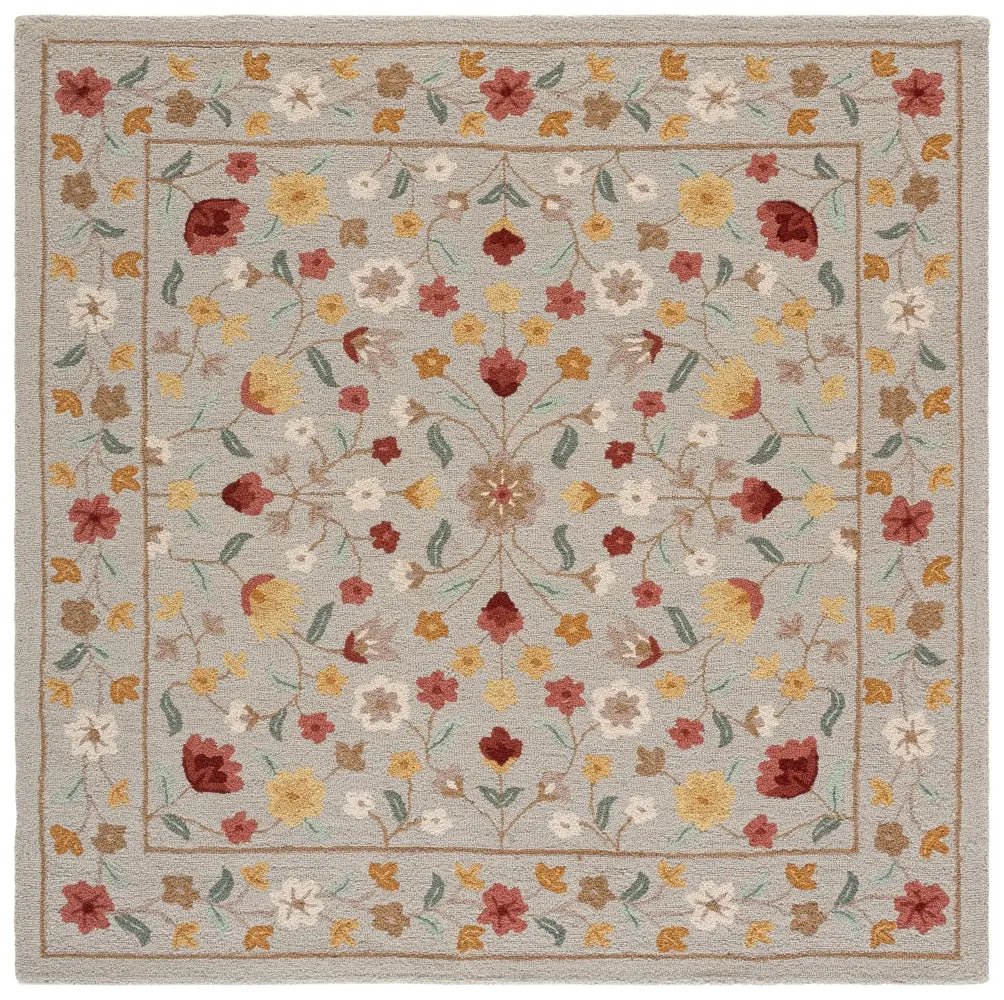 Safavieh Chelsea 6'-0" x 6'-0" Rug in Grey / Red