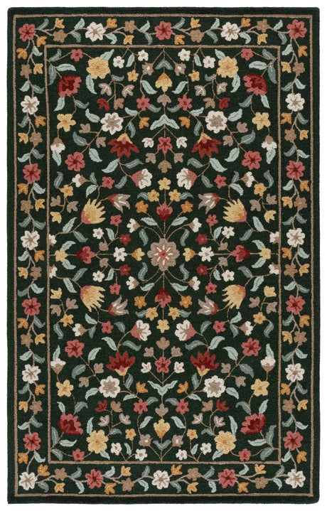 Safavieh Chelsea 5'-0" x 8'-0" Rug in Green / Red