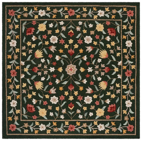 Safavieh Chelsea 6'-0" x 6'-0" Rug in Green / Red