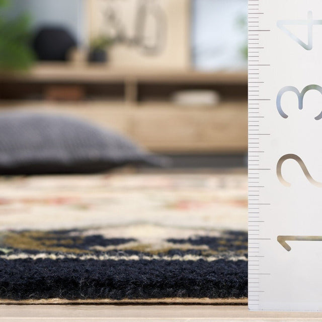 Safavieh Chelsea hk48k Ivory / Black Rugs - hk48k-26