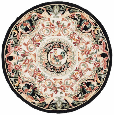 Safavieh Chelsea hk48k Ivory / Black Rugs - hk48k-3r