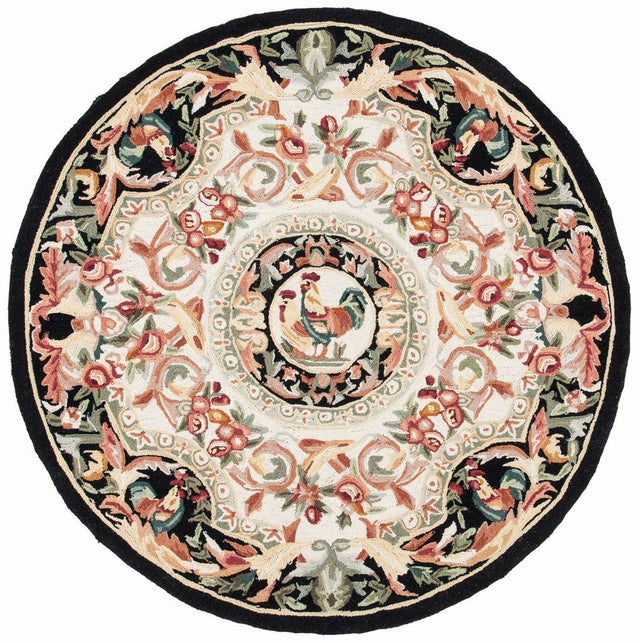 Safavieh Chelsea hk48k Ivory / Black Rugs - hk48k-3r
