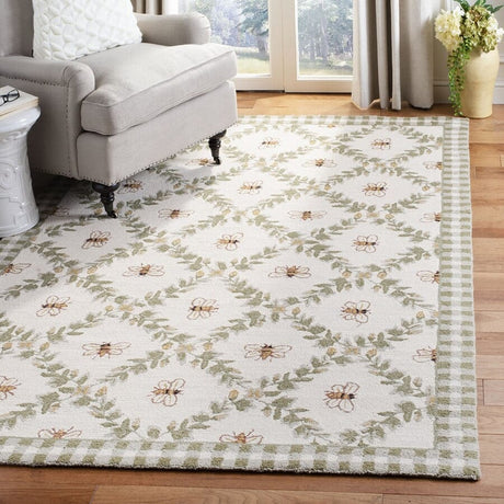 Safavieh Chelsea Hk55A Ivory / Green Rugs - Safavieh - hk55a - 2