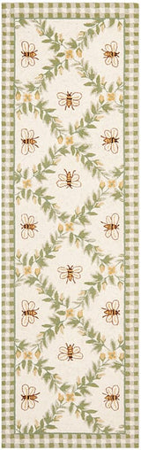 Safavieh Chelsea Hk55A Ivory / Green Rugs - Safavieh - hk55a - 26