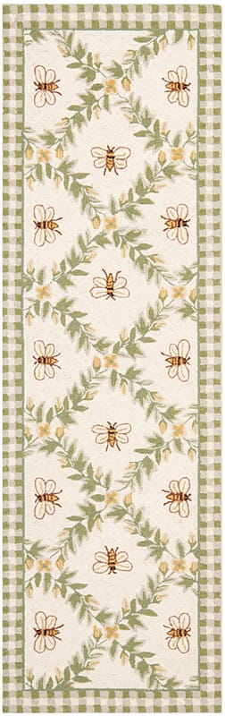 Safavieh Chelsea Hk55A Ivory / Green Rugs - Safavieh - hk55a - 26