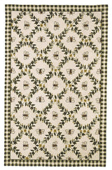 Safavieh Chelsea Hk55A Ivory / Green Rugs - Safavieh - hk55a - 3r