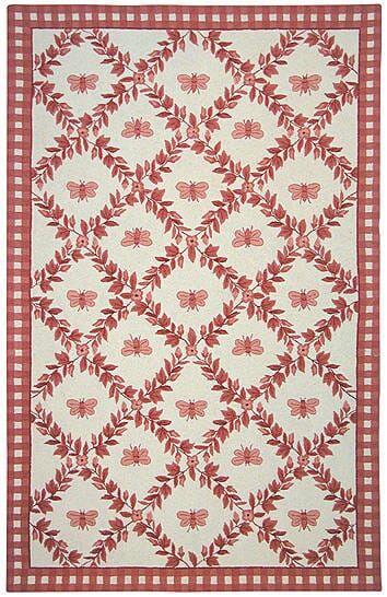 Safavieh Chelsea Hk55C Ivory / Rose Rugs - Safavieh - hk55c - 3r