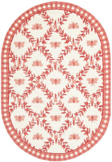 Safavieh Chelsea Hk55C Ivory / Rose Rugs - Safavieh - hk55c - 5ov