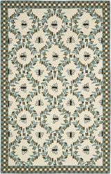 Safavieh Chelsea Hk55G Ivory / Blue Rugs - Safavieh - hk55g - 2