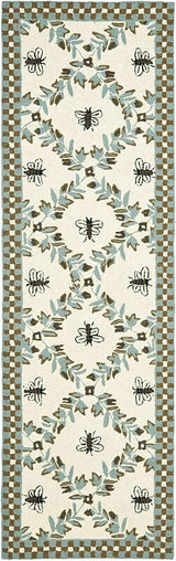 Safavieh Chelsea Hk55G Ivory / Blue Rugs - Safavieh - hk55g - 26