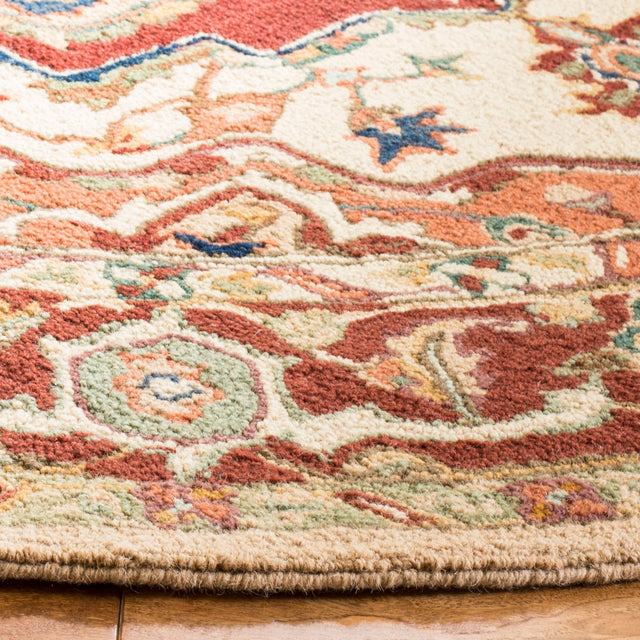 Safavieh Chelsea Hk709A Red/Ivory Rug - Safavieh - hk709a - 5r