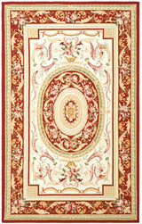 Safavieh Chelsea hk72a Ivory / Burgundy Rugs - Safavieh - hk72a - 2