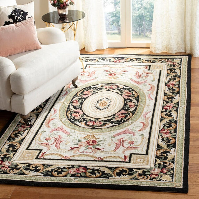 Safavieh Chelsea hk72b Ivory / Black Rugs - Safavieh - hk72b - 2