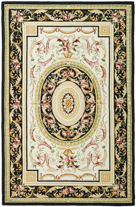 Safavieh Chelsea hk72b Ivory / Black Rugs - Safavieh - hk72b - 2