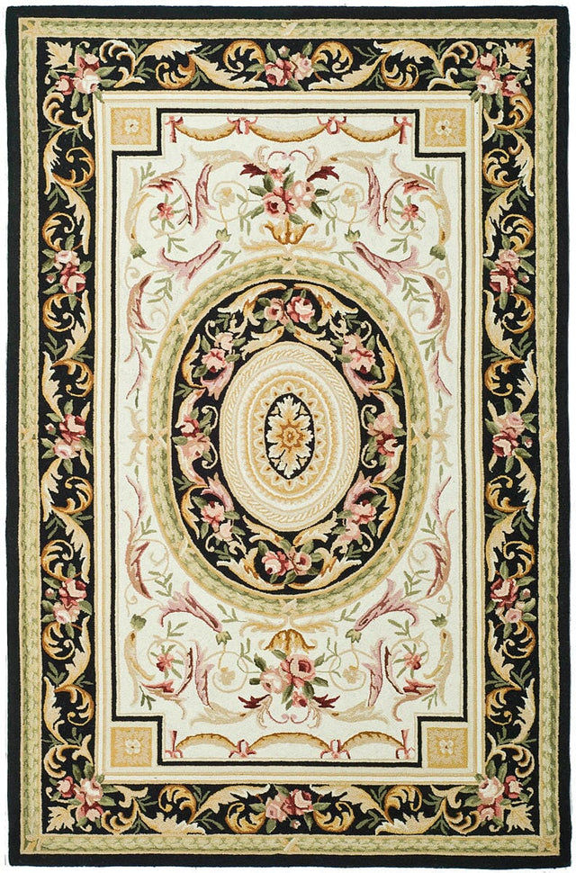 Safavieh Chelsea hk72b Ivory / Black Rugs - Safavieh - hk72b - 2