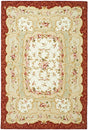 Safavieh Chelsea hk73a Ivory / Burgundy Rugs - Safavieh - hk73a - 2