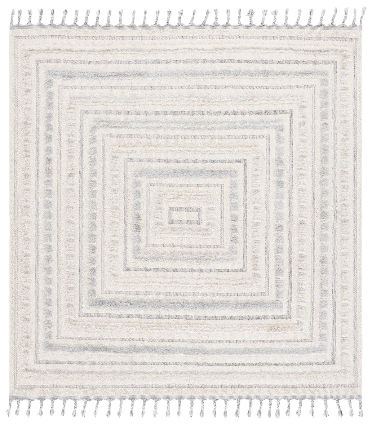 Safavieh Chloe 6'-7" x 6'-7" Rug in Ivory / Grey