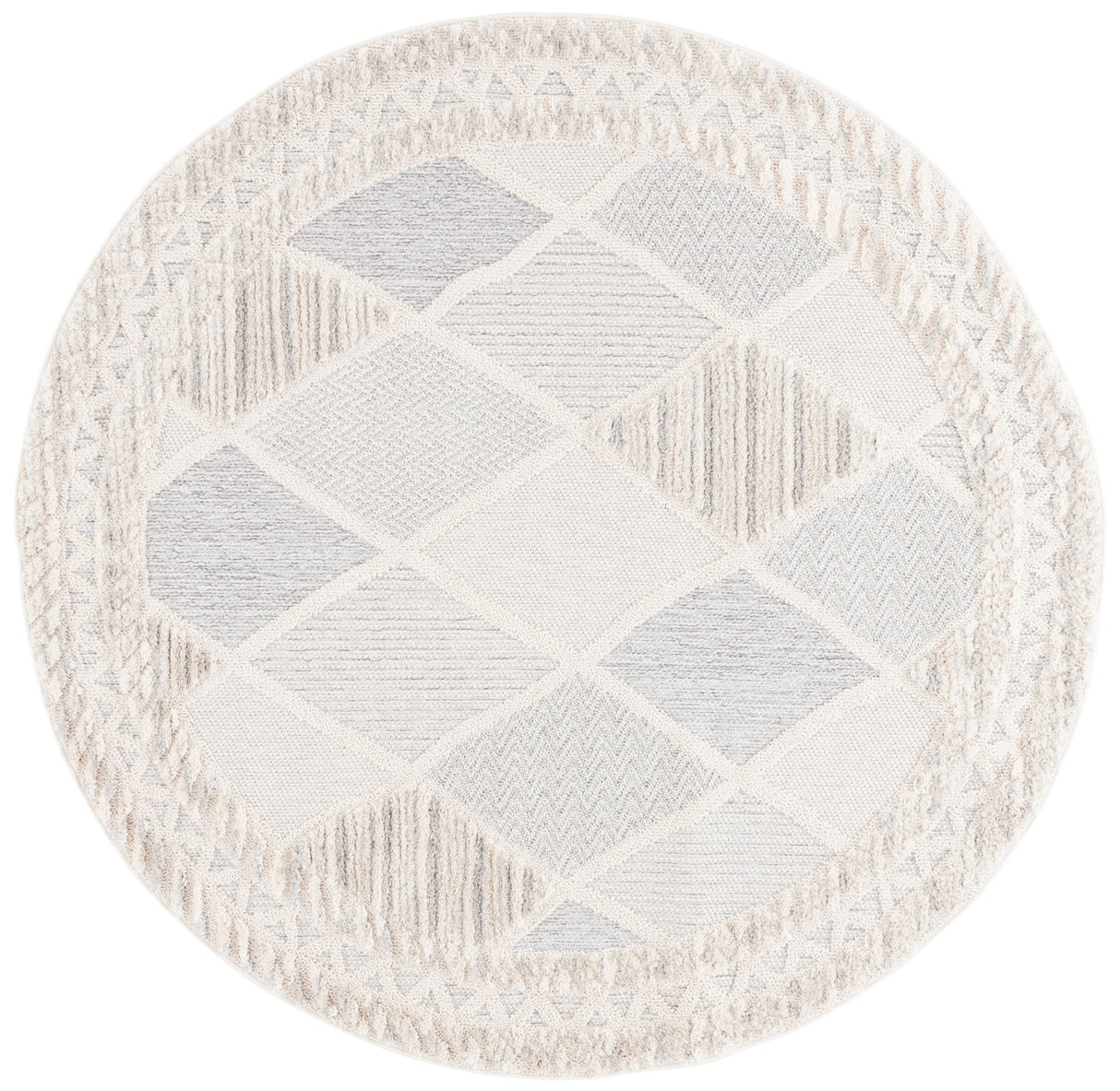 Safavieh Chloe Clo102A Ivory/Grey Rug - Safavieh - clo102a - 7r
