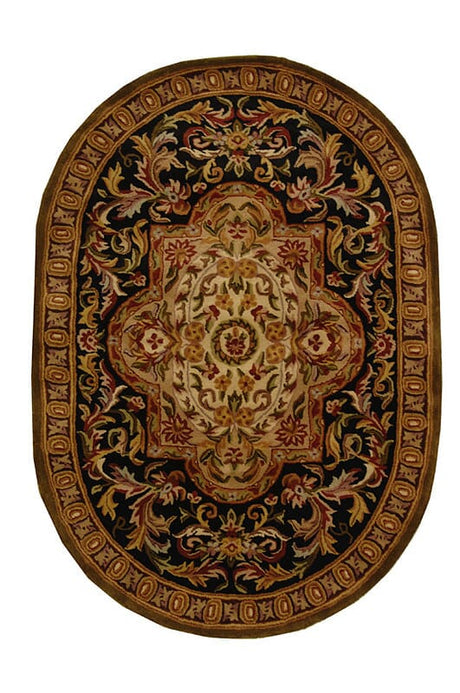 Safavieh Classic Cl220B Black / Beige Rugs - Safavieh - cl220b - 8ov