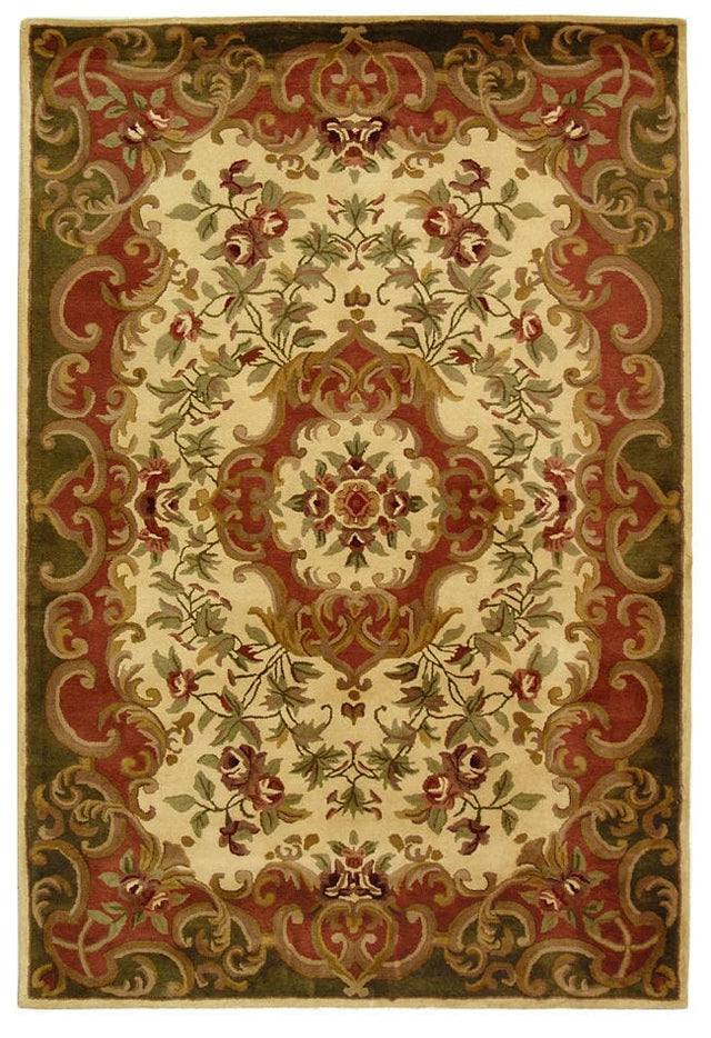 Safavieh Classic Cl234C Ivory / Green Rugs - Safavieh - cl234c - 2