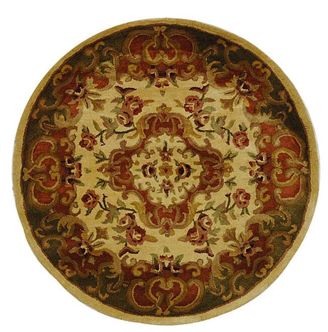 Safavieh Classic Cl234C Ivory / Green Rugs - Safavieh - cl234c - 4r