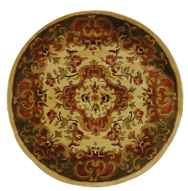 Safavieh Classic Cl234C Ivory / Green Rugs - Safavieh - cl234c - 4r