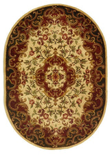 Safavieh Classic Cl234C Ivory / Green Rugs - Safavieh - cl234c - 5ov