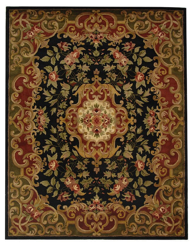 Safavieh Classic cl234d Black / Green Rugs - Safavieh - cl234d - 4r