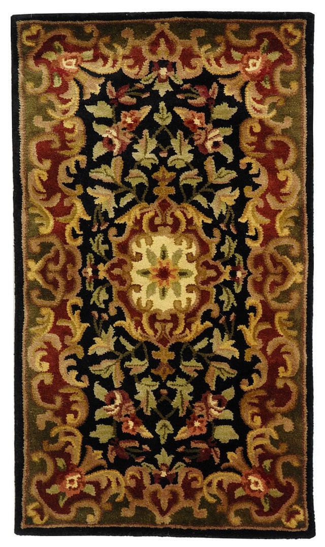 Safavieh Classic cl234d Black / Green Rugs - Safavieh - cl234d - 5ov