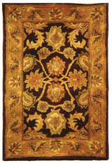 Safavieh Classic Cl244B Dark Plum / Gold Rugs - Safavieh - cl244b - 4r