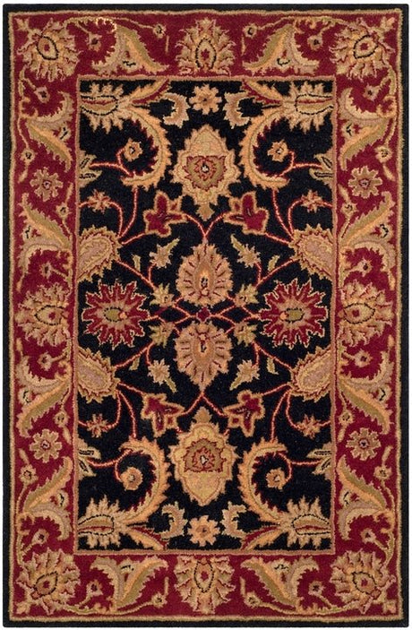 Safavieh Classic Cl244C Black / Burgundy Rugs - Safavieh - cl244c - 2