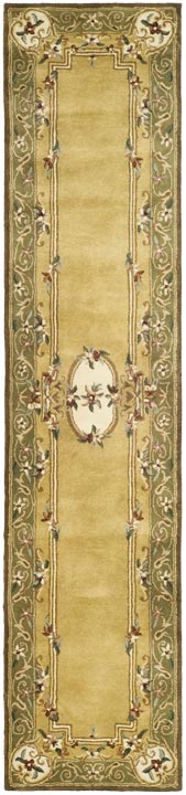 Safavieh Classic cl280a Light Gold / Green Rugs - Safavieh - cl280a - 28