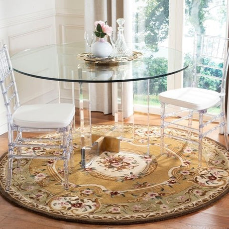 Safavieh Classic cl280a Light Gold / Green Rugs - Safavieh - cl280a - 5ov