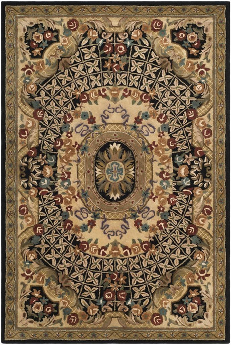 Safavieh Classic Cl304A Black / Gold Rugs - Safavieh - cl304a - 4