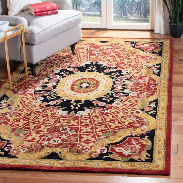 Safavieh Classic Cl304B Burgundy / Black Rugs - Safavieh - cl304b - 2