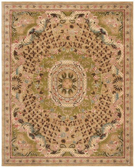 Safavieh Classic Cl304D Toupe / Light Green Rugs - Safavieh - cl304d - 8