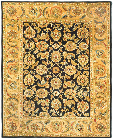 Safavieh Classic Cl758B Black / Gold Rugs - Safavieh - cl758b - 2