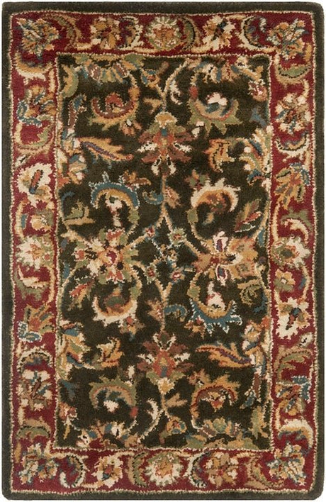Safavieh Classic Cl758P Dark Olive / Red Rugs - Safavieh - cl758p - 2